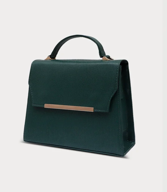 Elegant Emerald Handbag – Timeless Sophistication - Image 3